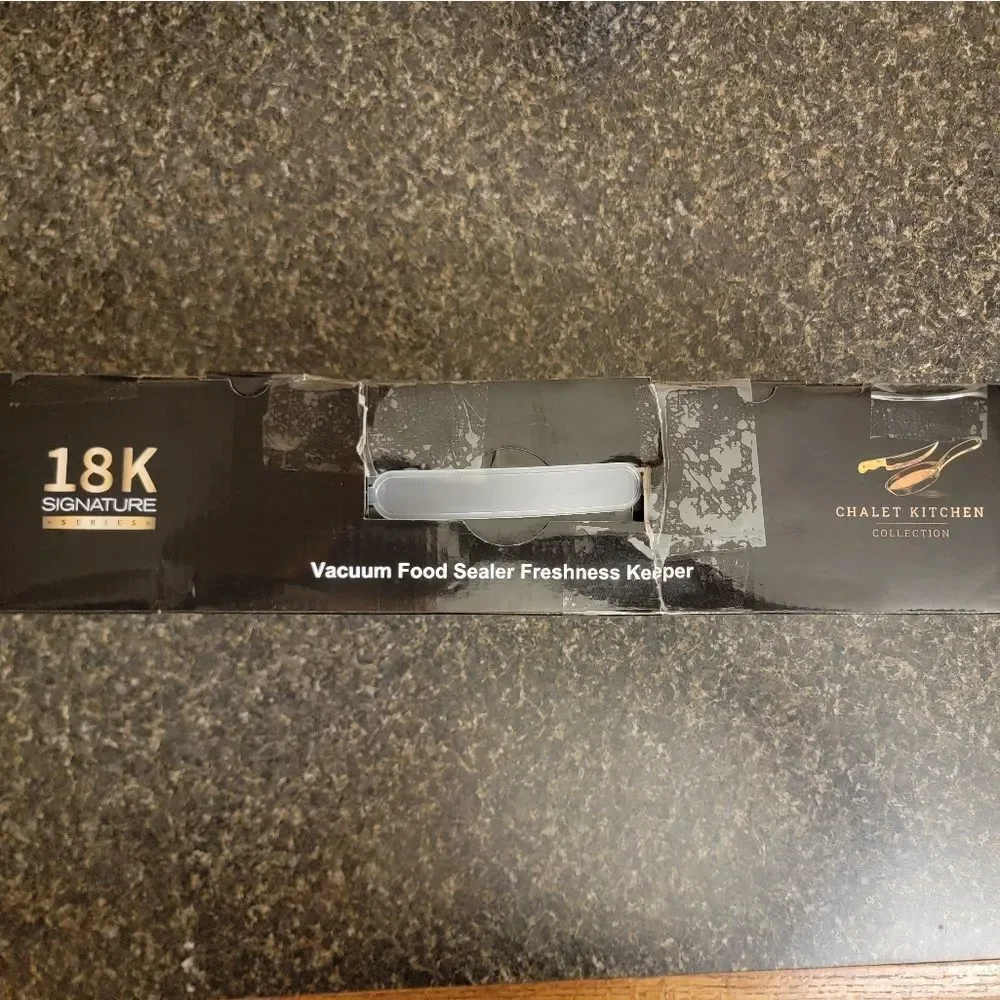🆕️🌯The Chalet Kitchen 18K Signature Series Vacuum Food Sealer, Black